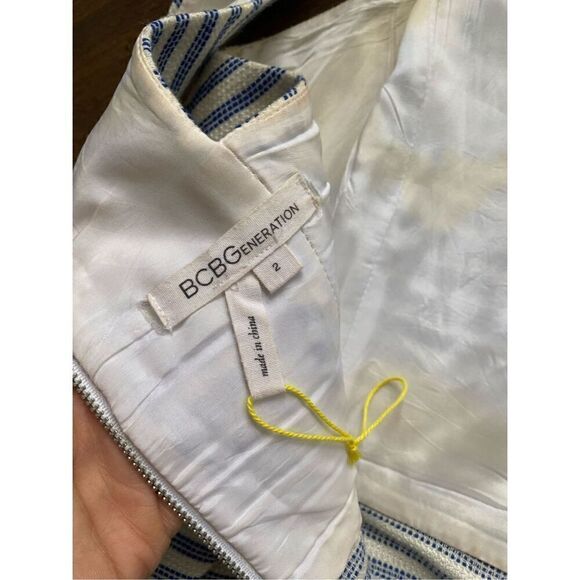 BCBGeneration a line stripe mini dress - Picture 6 of 6